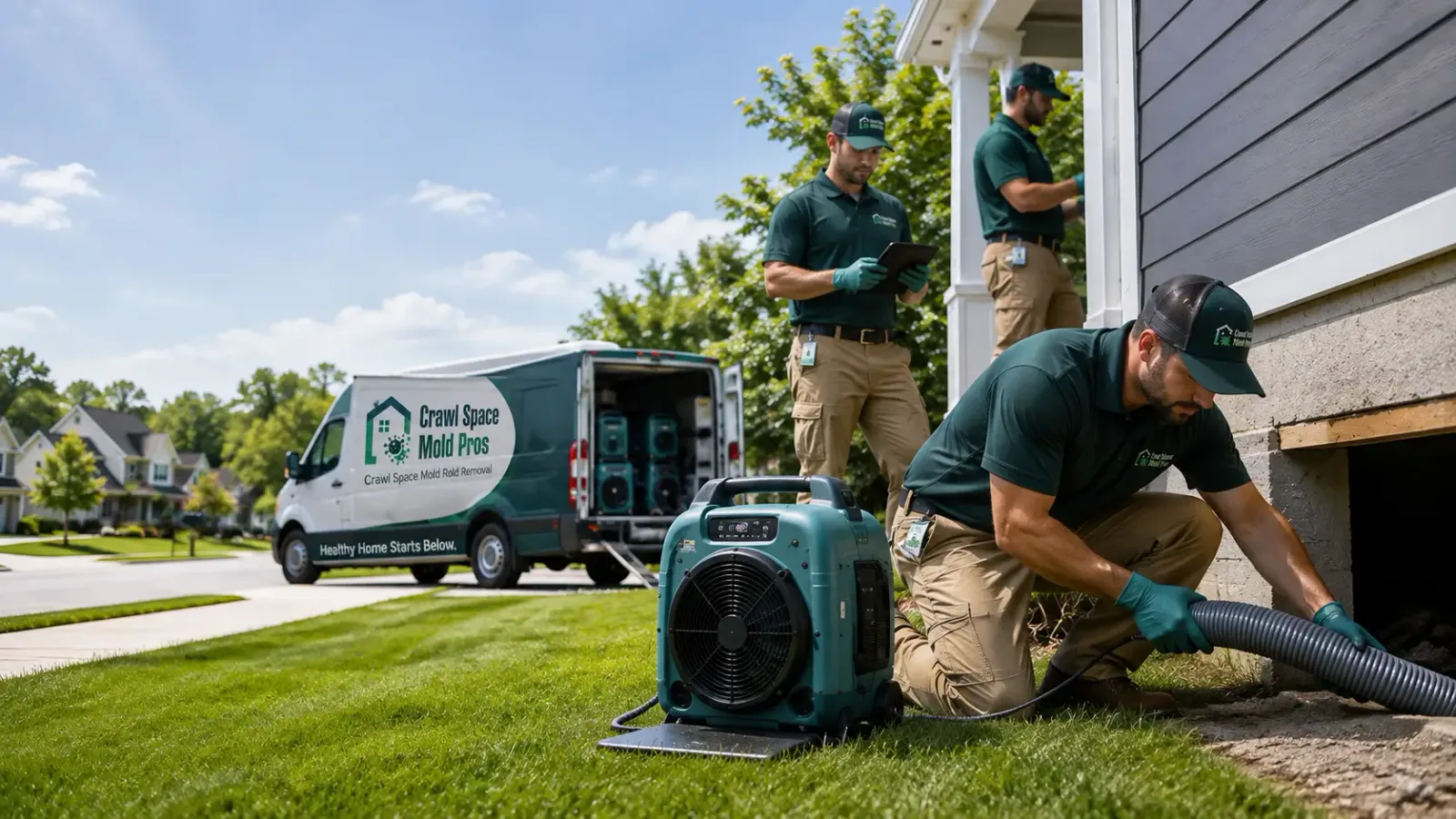 Crawl Space Mold Removal in Jefferson, PA